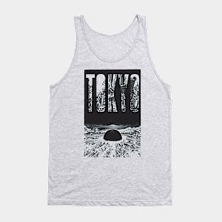 TOKYO Blast Rising Sun  |  ネオ東京 Japanese Vertical Design Tank Top